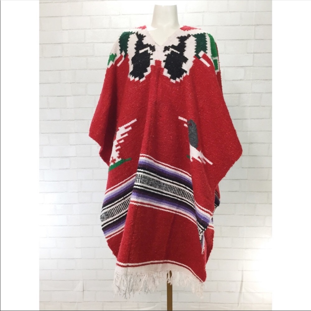 Vintage Mexican poncho